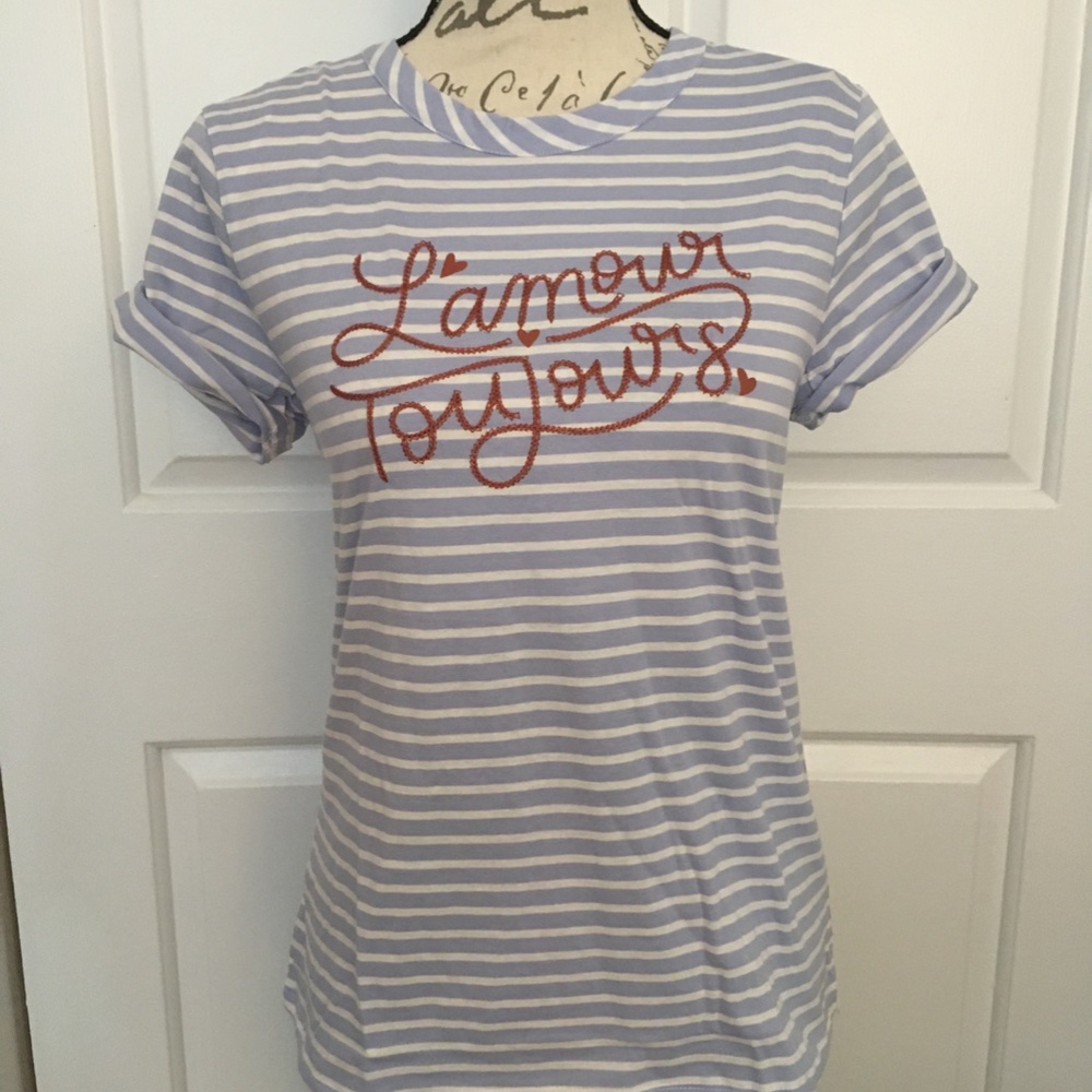 NWT Lauren ConradSustainable Cotton Graphic Tee - Picture 4 of 8